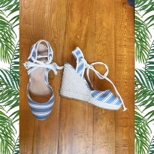 Super cute lace up  Wedge Heels!